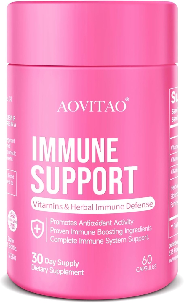 Immunstøtte supplement Natural Herbal Kognitiv Support Booster og Mushroom med Lions Mane, Reishi supplement til hukommelse Kognitiv