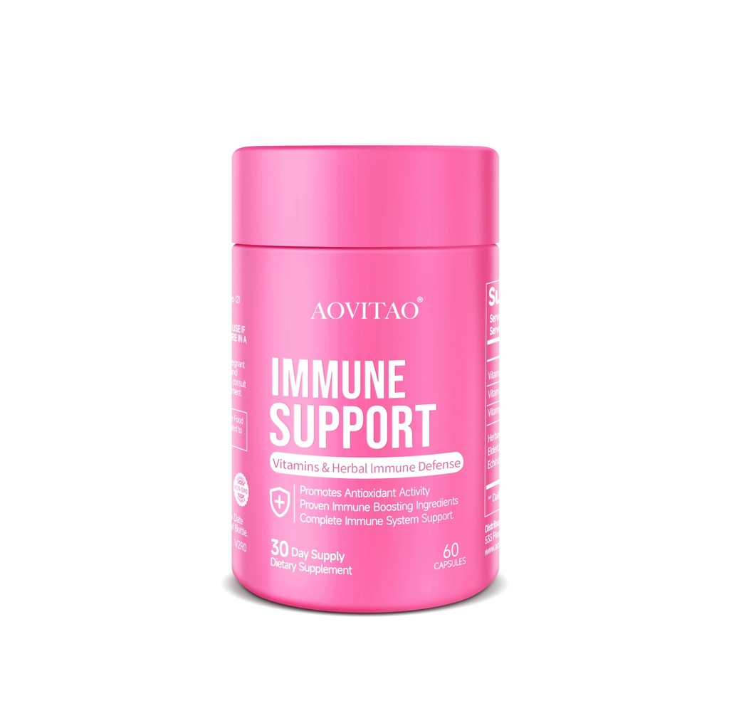 Immunstøtte supplement Natural Herbal Kognitiv Support Booster og Mushroom med Lions Mane, Reishi supplement til hukommelse Kognitiv