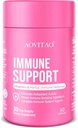 Immunstøtte supplement Natural Herbal Kognitiv Support Booster og Mushroom med Lions Mane, Reishi supplement til hukommelse Kognitiv