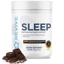 Revive MD søvn supplement til voksne, mørk chokolade - søvn kosttilskud med Magnesium (Glycinate), Inositol, Glycin & L- Theanine - fremmer afspænding og søvn sundhed (30 Servere)