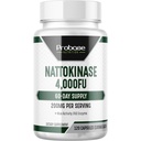Probase Nutrition Nattokinase Supplement 4.000 FU Serveringer, 120 Kapsler (afledt fra japansk Natto) Systemiske enzymer til kardiovaskulær og kredsløbsstøtte