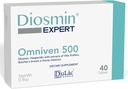 Dulàc - Omniven 500-40 tabletter Diosmin, Horse Chestnut Extract, Slagtere Broom, Hesperidin. Kosttilskud, Lavet i Italien