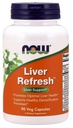 Now Foods Supplements, Liver Refresh ™ med Milk Thistle Extract og unik Herb- Enzyme blanding, 90 Veg Kapsler
