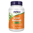 Now Foods Supplements, Liver Refresh ™ med Milk Thistle Extract og unik Herb- Enzyme blanding, 90 Veg Kapsler