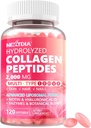 Hydrolyseret collagen peptidpiller til kvinder 2000mg Liposomal Form Type I, II, III, V, X for Optimal Absorption, Multi Collagen Softels, Collagen Kosttilskud med hår, hud & negle Vitaminer 120 Cts