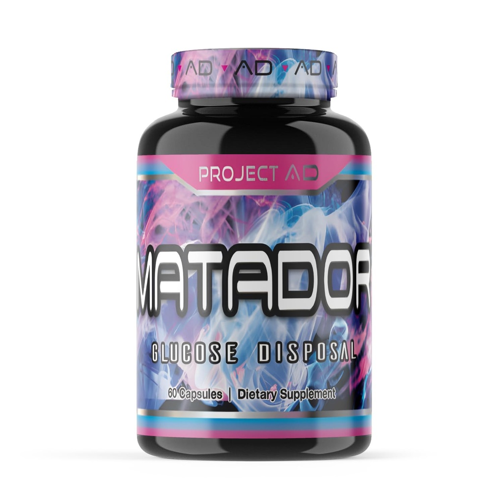 Projekt AD Matador Muscle Builder Forbedrer muskelpumper og fremmer muskelvækst og energi (60 kapsler)