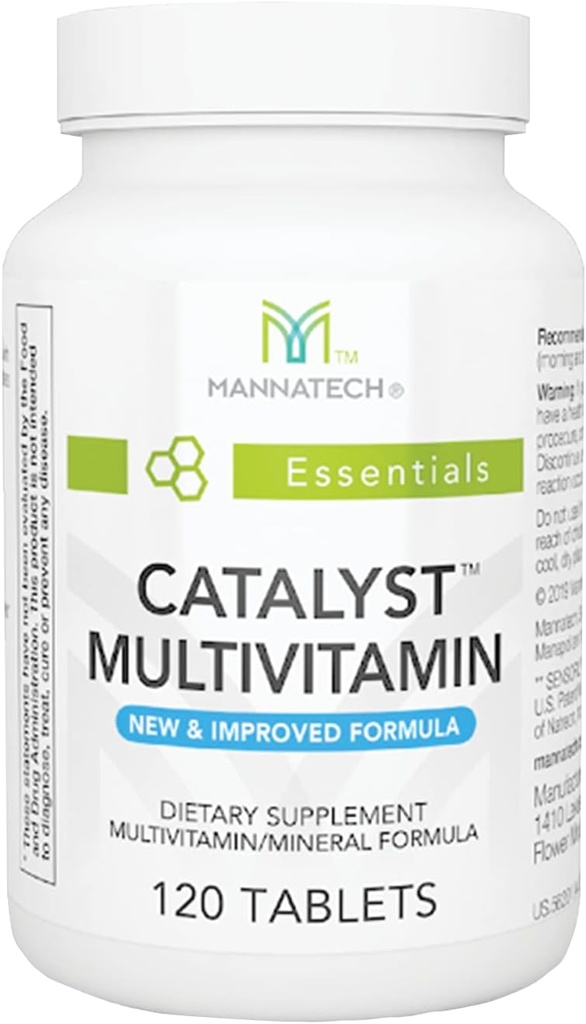 Mannatech Katalysator Multivitamin 120 tabletter, Maksimer din Multivitamin. Giver antioxidanter A-vitamin, C-vitamin og E-vitamin, nu med Ashwagandha til at støtte dig fysisk og følelsesmæssigt