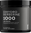 Dihydroberberine Supplement - Ultra High Potency 1.000mg Formel med GlucoVantage, 10: 1 Ceylon Cinnamon & 50: 1 Milk Thistle - Third-Party Lab Testet