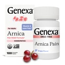 Genexa Arnica til smertestillende medicin 124; Allequate Muscle & Joint Pain, Bevidsthed & Stiffness