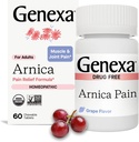 Genexa Arnica til smertestillende medicin 124; Allequate Muscle & Joint Pain, Bevidsthed & Stiffness