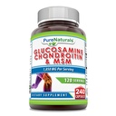 Pure Naturals Glucosamin Chondroitin + MSM Supplement- 124; 1850 Mg