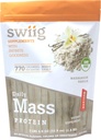 swiig Mass Builder Protein Powder, Madagaskar Vanilla, Ingen GMO ingredienser, Ingen kunstige flavors, Farver eller sødestoffer, Ingen Fillers, 3.3 Pound Bag
