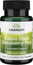 Swanson Full Spectrum Aronia (Chokeberry) 400 Milligram 60 Kapsler