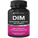 Pure DIM supplement 250 mg Diindolylmethan Plus BioPerine og Dong Quai - Hormonbalance Support til kvinder og mænd, menopause & østrogen Support - 90 Vegetariske kapsler