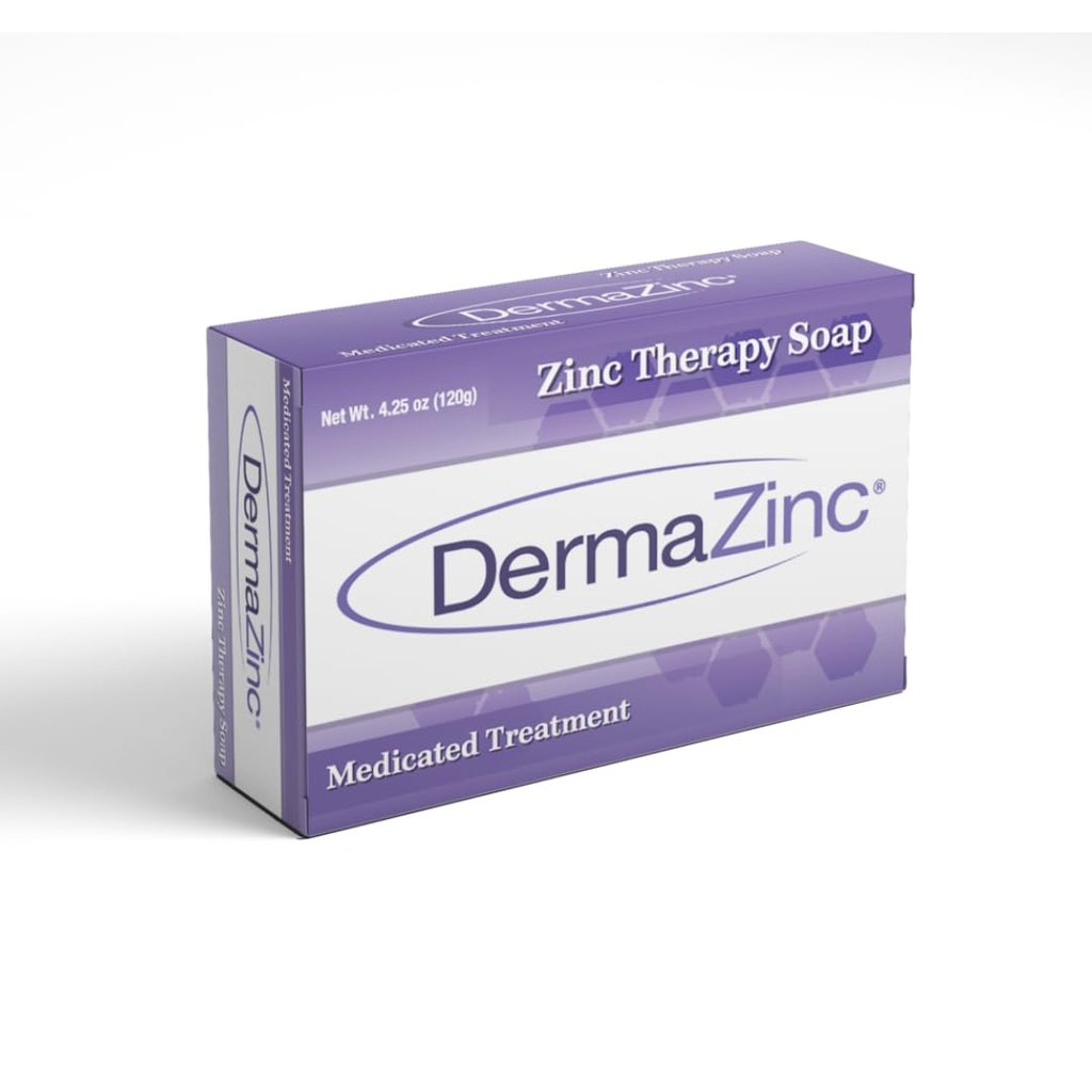 DermaZink terapi sæbe, Zink sæbe til hud, hudlidelse Relief for psoriasis, Dermatitis, Eksem, og andre tilstande Symptomer