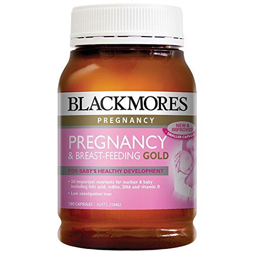 Blackmores Graviditet & Amning Guld 180 Caps Health supplement essentielle næringsstoffer til mor og baby, DHA fiskeolie