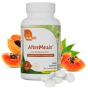 Zahler AfterMeals fordøjelsesenzymer til fordøjelsessundhed - Chewable Fruit- baserede fordøjelsesenzymer til kvinder & mænd med kraften af papaya og ananas - Kosher Gluten Free Made in USA (100 tabletter)