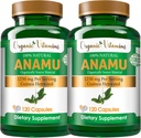 Organiske vitaminer Anamu 1250mg 100% Organisk dyrkede 240 Kapsler i alt Petiveria Allicea Vitamisan