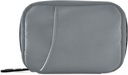 Naanle 7 Day Pill Case Rejse Pill Organizer Bag med lynlås Portable ugentlige sag Kompakt størrelse for Vitamin Supplement Holder, Solid farve grå