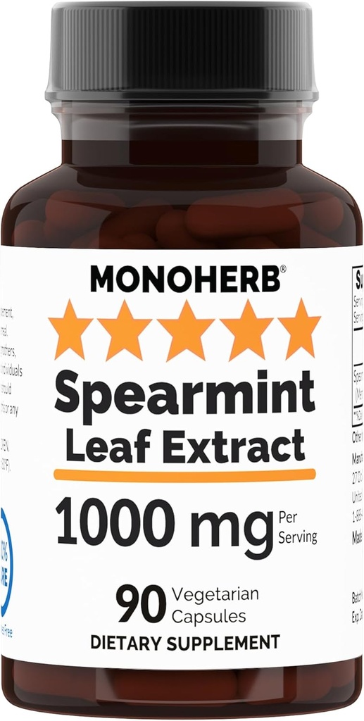 Spearmint Leaf Extract 1000 mg - 90 Veg kapsler