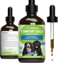 Pet Wellbeing Comfort Gold for Dogs - Understøtter Canine Physical Comfort, Sund cirkulation, Corydalis, Gurkemeje - Veterinarian- Formuleret Herbal Supplement 4 oz (118 ml)
