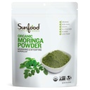 Sunfood Moringa Powder, Organic. Brug til hårtab, vægttab. Pure Single Ingredient Product. 8 oz Bag