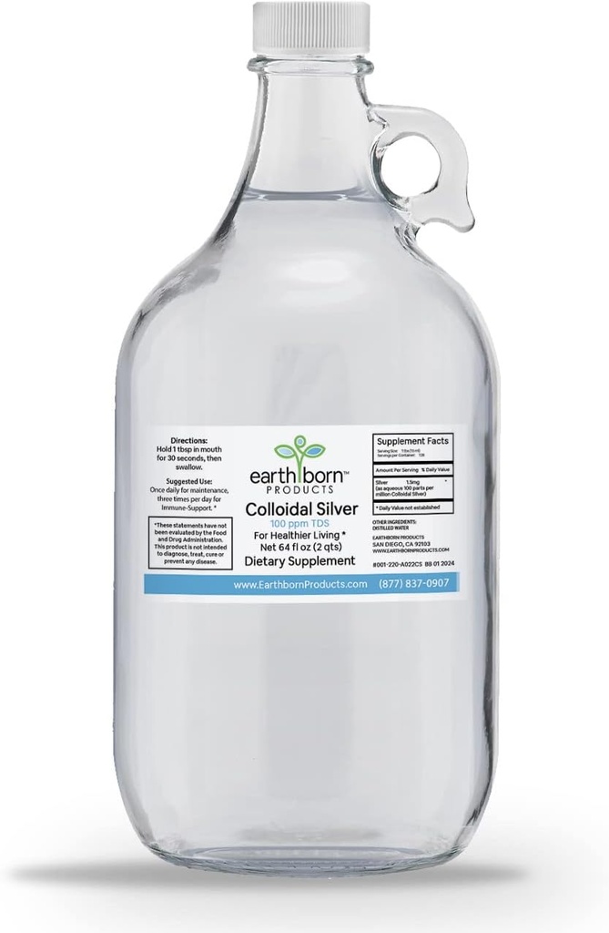 Monatomisk kolloid sølv (64OZ.)