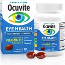 Ocuvite Eye Health, Lutein & Zeaxanthin Supplement, Eye Vitamin med antioxidant D, C, E & Omega-3, Hjælper Beskyt Eye Health, 30 Softgels