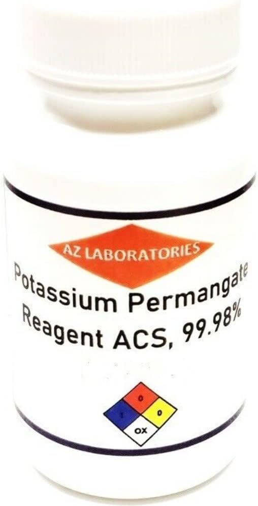 Kalium Permanganat - Free Flowing Powder / 16 OZ / High Renhed / USA Made / Samme dag Skib