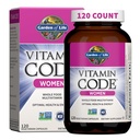 Livets Multivitamin til Kvinder, Vitamin Code Kvinder Multi - Hel mad Kvinder Multi Vitamin, Jern, Folate ikke Folinsyre, Vitamin A og Probiotika til Kvinder Energi, 120 Vegetariske Kapsler