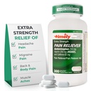 TIME-CAP LABS, INC. Timely Extra Strength Heache Relief - Acetaminophen med Aspirin & Koffein (300 Caplets) - Hovedpine, Migræne & Ryg og Body Pain & Muscle Aches - Extra Strength - Made in USA