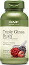 GNC Herbal Plus Triple Ginsa Rush, understøtter Vitality and Energy, 100 kapsler