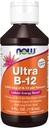 Now Foods Supplements, Ultra B- 12, Flydende, 800 mcg folinsyre, Cellulær energiproduktion *, 4 -Ounce