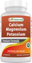 Bedste Naturals Calcium Magnesium Kalium - 120 tabletter - Non- GMO & Gluten Free
