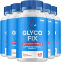 (5 Pack) Glyco Fix Sund Vitamin Support Supplement, Gluco Fix Capsule - Advanced Formel Gluco Fix, Glyco Fix Maksimal styrke anmeldelser, 300 Kapsler