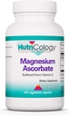 Nutricology Magnesium Ascorbat Supplement - 1000mg Buffered C-vitamin, immunforsvar, Magnesiumpulver, Vegetariske kapsler - 100 Tæl