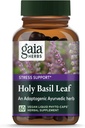 Gaia urter Holy Basil Leaf - Traditionelt bruges til at understøtte stress reaktion - Adaptogen Ayurvedic Herb * - 60 Vegansk flydende Phyto- kapsler (30-dages forsyning)