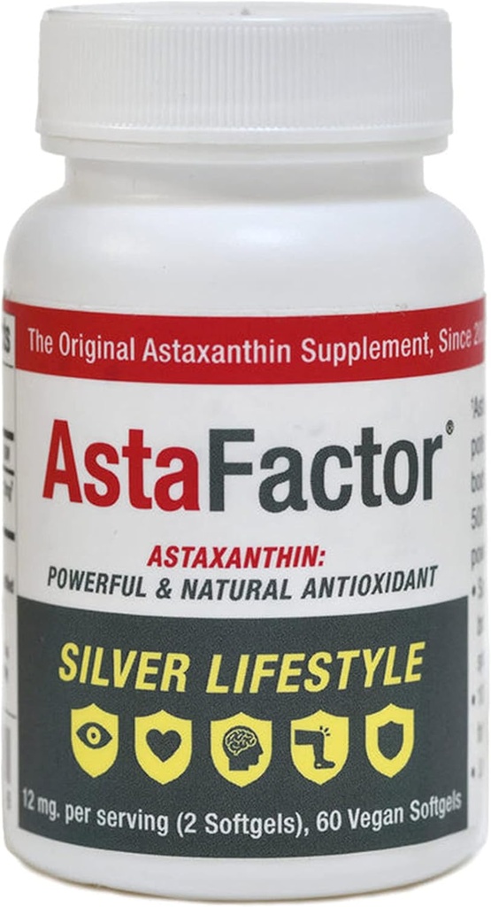 Sølv Lifestyle Astaxanthin Supplement 60 Softgels