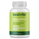 BESTVITE Ginkgo Biloba 120mg (240 kapsler) - Ingen stearater - Ikke GMO - Gluten Free - standardiseret til 24% Ginkgo Flavon Glycosider