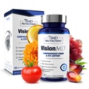 1MD Nutrition VisionMD Eye Vitamin CARMIS - Eye supplement til voksne - med OptiLut Lutein & Zeaxanthin - Understøtter Vision Health Care, Everyday Eye Strain, & Lejlighedsvis tørre øje - 30 Softgels