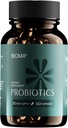 BIOMA Probiotika til vægthåndtering & fordøjelse, 3 i 1 Gut Health Probiotika og Prebiotika / Postbiotika, Slow Release Synbiotiske Probiotiske Kapsler til Gut Health Multi Enzyme (60 Caps)