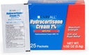 CareAll Hydrocortison Cream 1% (25 Pack), 0, 9gr Foil Packet. Maksimal styrke Formulering, Anti- Itch Udslæt Hud Cream Relieves Kløe, Eksem, Insect Bites, Gift Ivy, og Psoriasis