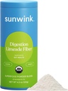 Sunwink fordøjelse Limeade Fiber Superfood Powder # 124; Daglig fiber pulver til fordøjelse # 124; Prebiotic Fiber Powder med Chicory Root, Burdock, Tangerine Peel # 124; Understøtter Gut Health # 124; 4.2 oz, 20 Servere