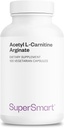 Supersmart - Acetyl L Carnitin Arginate 1000 mg per dag - Aminosyrer - Popular Brain Supplements 124; Non- GMO & Gluten Free - 120 vegetariske kapsler