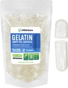 XPRS Nutra Størrelse 2 Tomme kapsler - 1000 Tomme Tomme Gelatine kapsler - Piller selv Capsule Fyldning - Pure Bovin Pille Gel Caps til Do- It- Yourself Kosttilskud