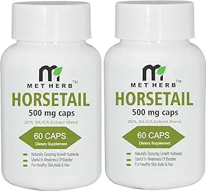 Met Herb Horsetail Extract- 500mg Kapsler 120 Grev 124; Hår, Hud, & Nails Support