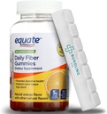 Equate Daily Fiber Gummies Kosttilskud, 5g, Plant Based, 72 Greve, 7 Day Pill Organizer Inkluderet - 1 pakke