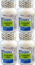 Floranex Probiotisk 2 millioner CFU, Lactobacillus acidophilus til kolon fordøjelsessygdom, Generisk til lactinex, Holdbar Ingen køling, 50 tabletter per flaske, 4 - Pack