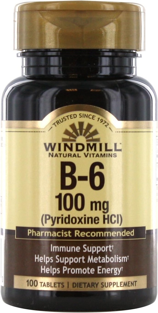 VIT B- 6 TABS 100 MG WMILL 100