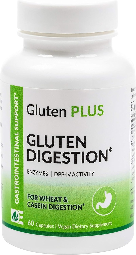 Gluten fordøjelsesenzymer - fordøjelsesstøtte - supplement til Digasting Gluten - Gut Health Support & Nutrient Absorption